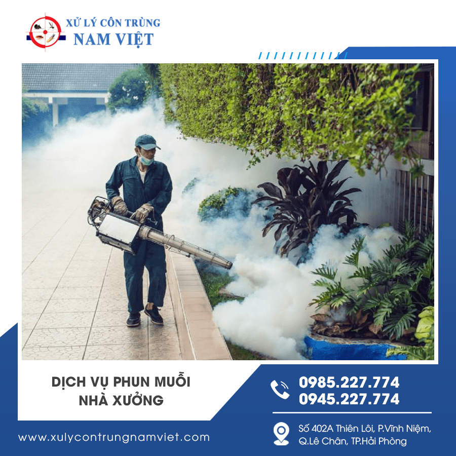 Máy phun mù nhiệt hoạt động ngoài trời trong khuôn viên nhà xưởng Máy phun mù nhiệt hoạt động ngoài trời trong khuôn viên nhà xưởng